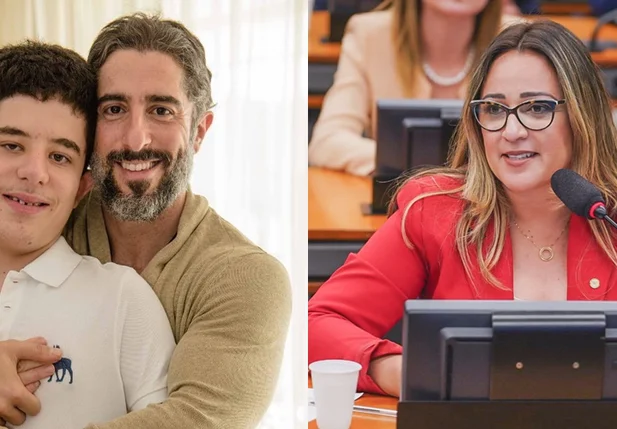 Marcos Mion e Rejane Dias