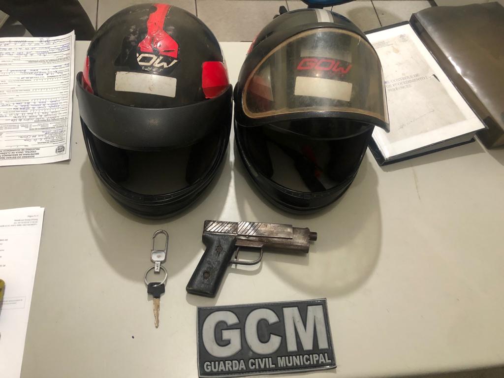 Arma de fabricação caseira foi apreendida