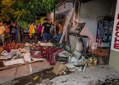 Incêndio na lanchonete Parada do Lanche