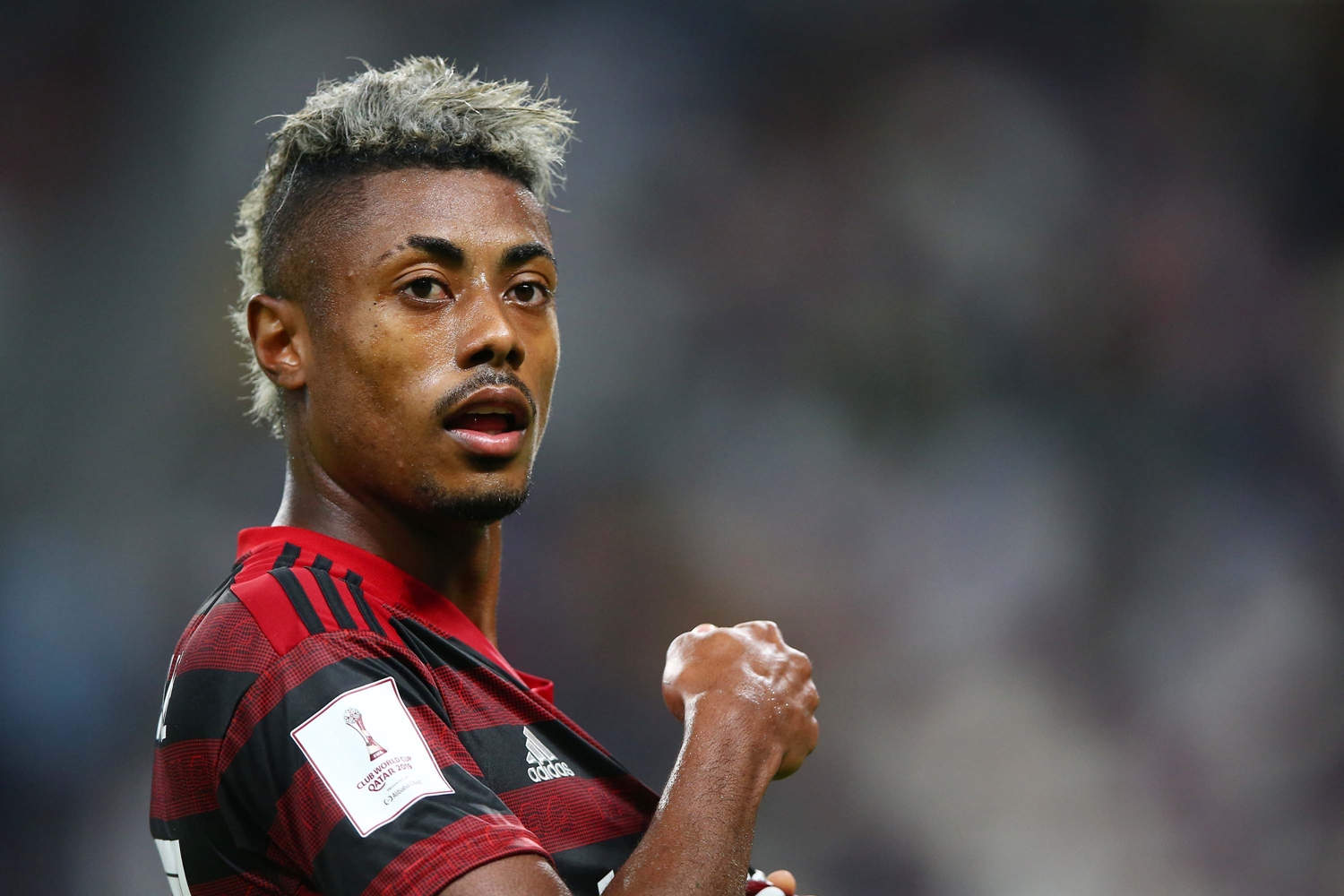 Bruno Henrique comemora gol do flamengo