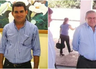 Ex-prefeito Benjamin Valente e o Ex-prefeito Nilmar Valente