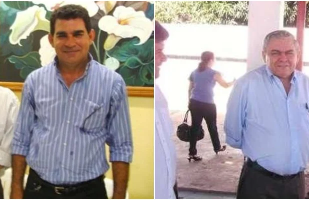 Ex-prefeito Benjamin Valente e o Ex-prefeito Nilmar Valente
