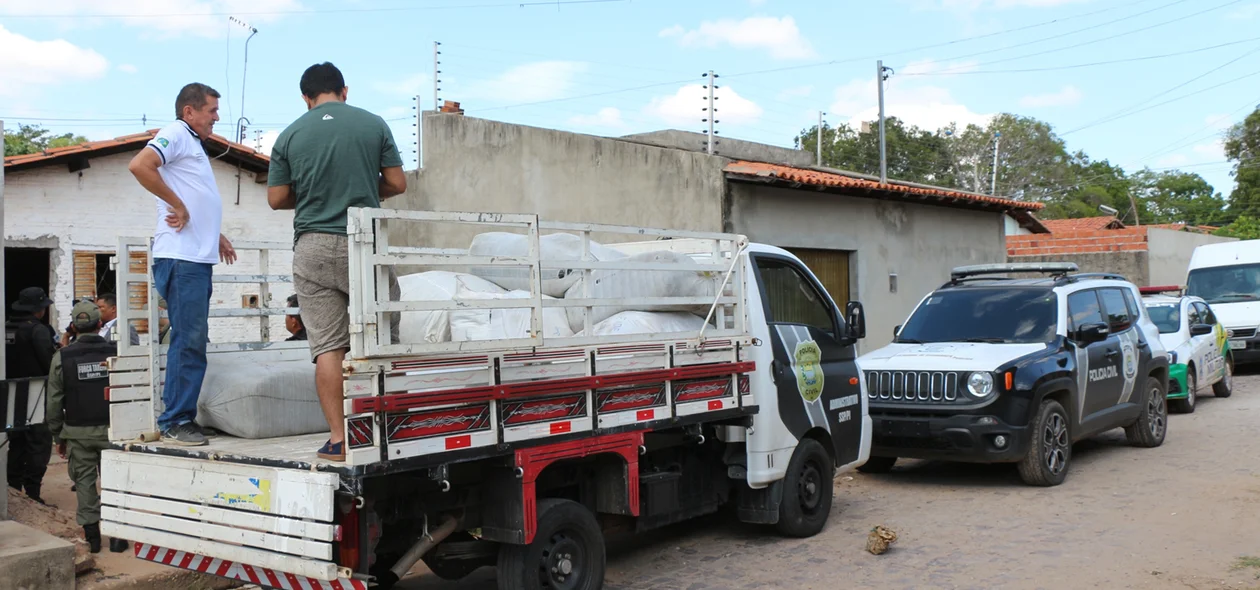 Carga foi recuperada em ação conjunta entre a Polícia Civil e Força Tarefa