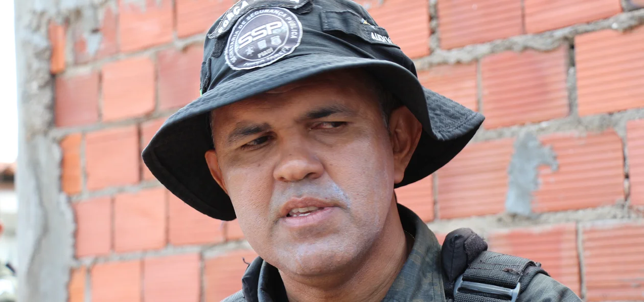 Major Audivam Nunes, comandante da Força Tarefa da Secretaria de Segurança