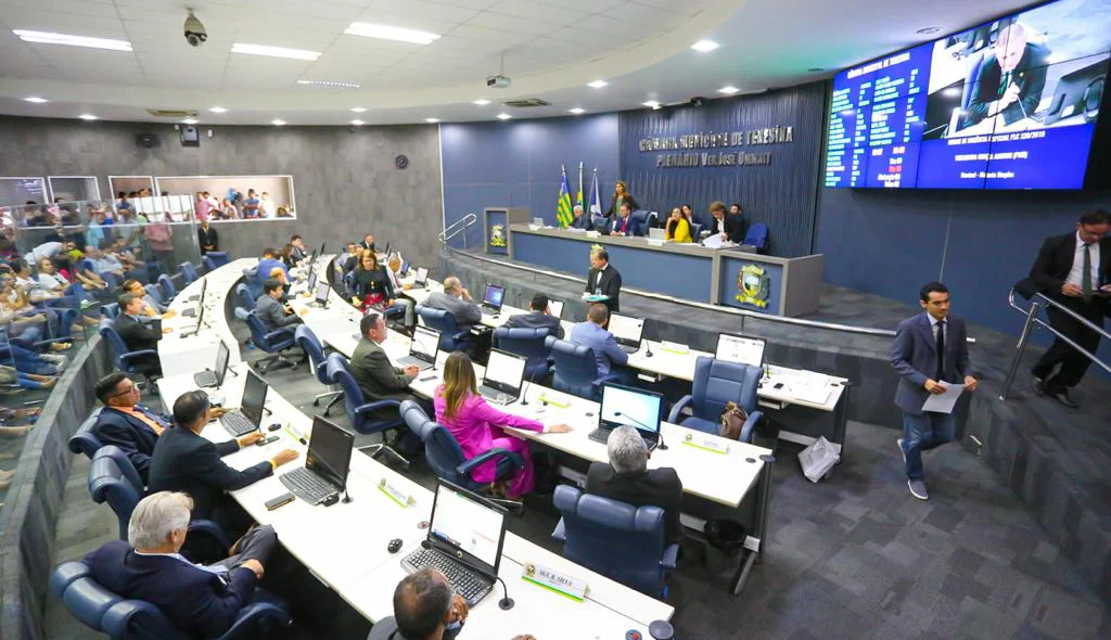 Sessão na Câmara Municipal de Teresina