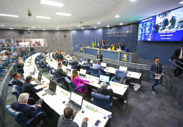 Sessão na Câmara Municipal de Teresina