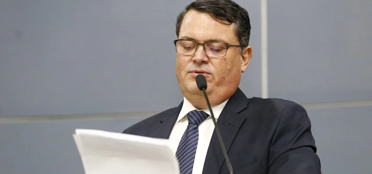 Marco Aurélio Maia durante discurso na Câmara Municipal