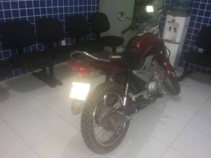 A motocicleta da vítima foi encaminhada para a Central de Flagrantes
