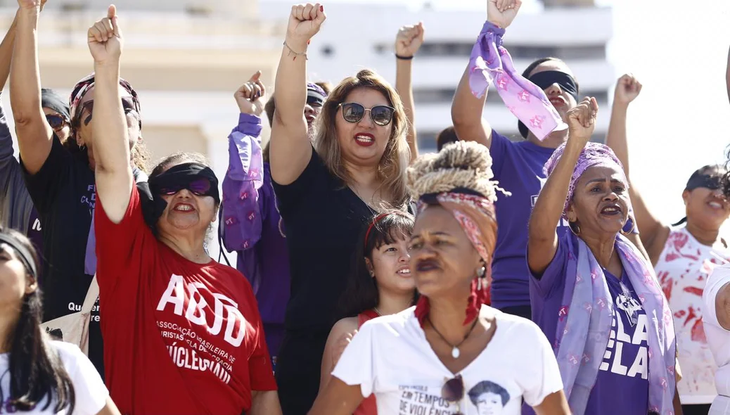 Mulheres dizem não a violência