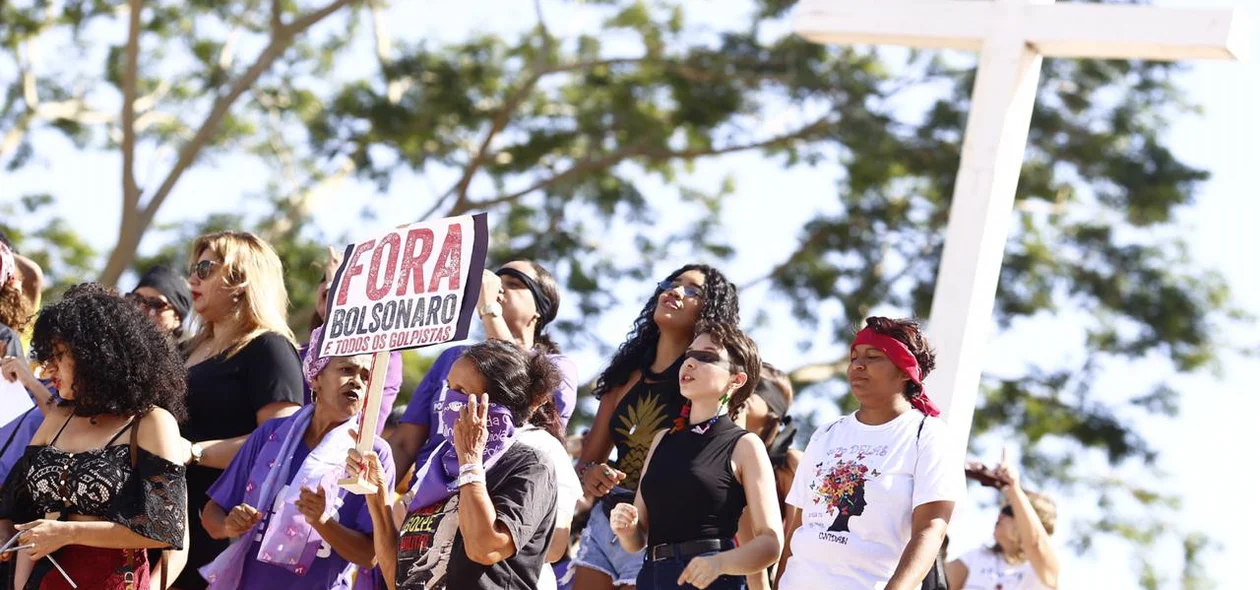 Protesto foi realizado hoje