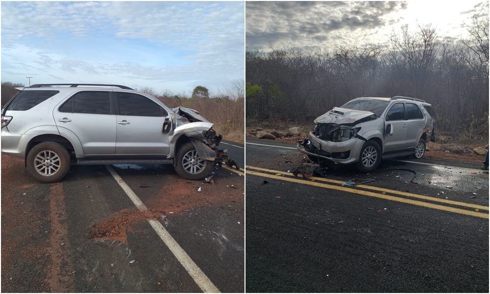 Acidente de carro na PI 309 em Cocal