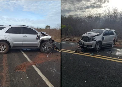 Acidente de carro na PI 309 em Cocal