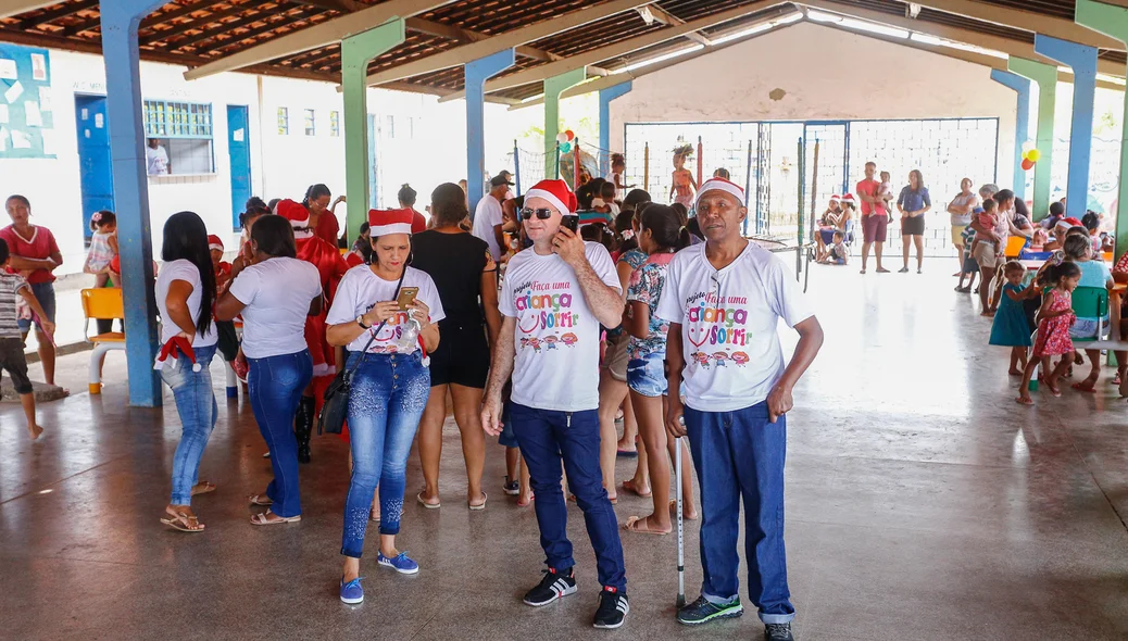 Evento aconteceu em uma escola 