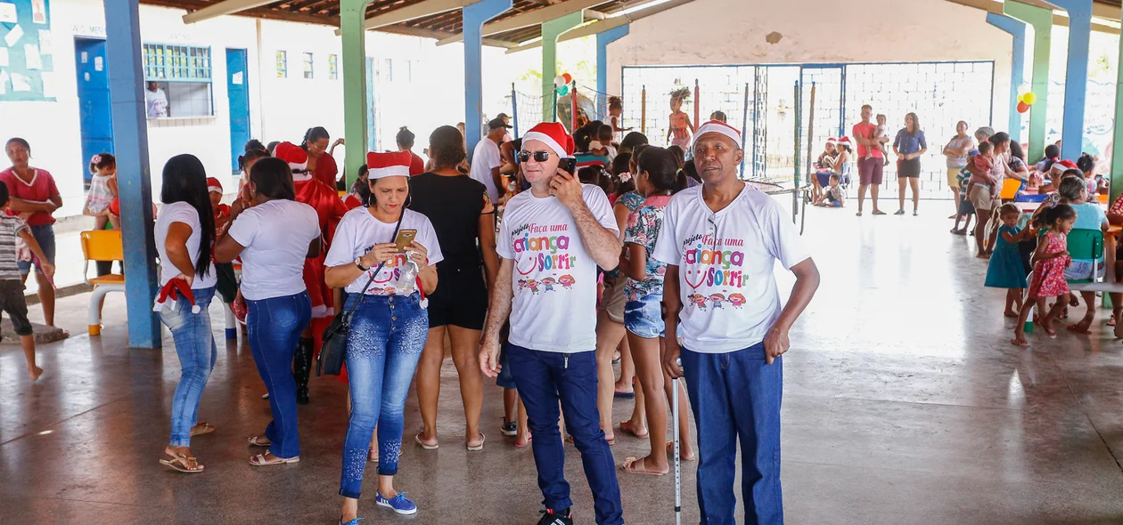 Evento aconteceu em uma escola 