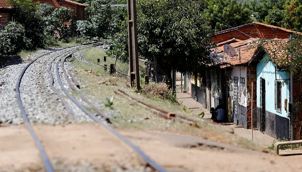 Beira da linha em Timon