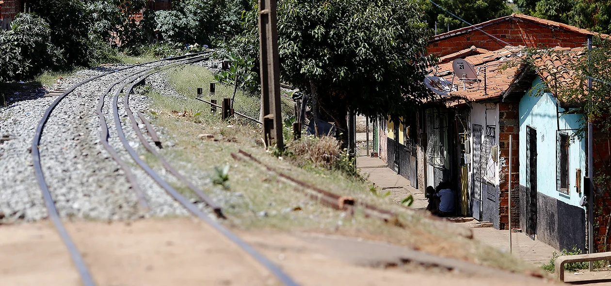 Beira da linha em Timon