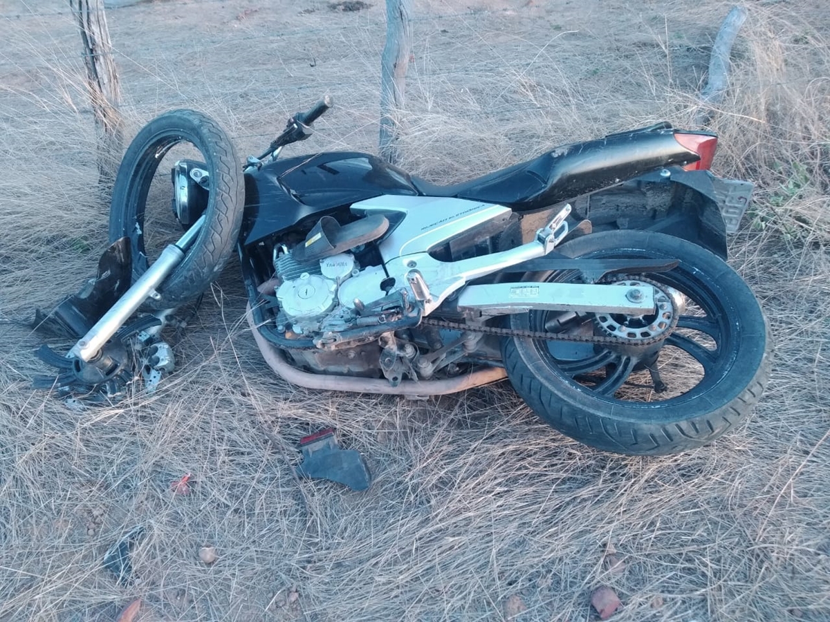 Motocicleta da vítima