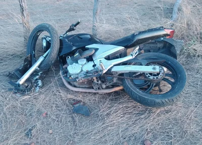 Motocicleta da vítima