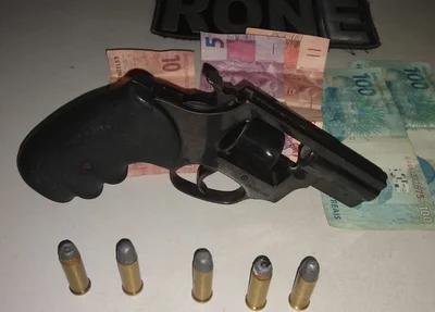 Polícia Militar apreendeu arma de fogo