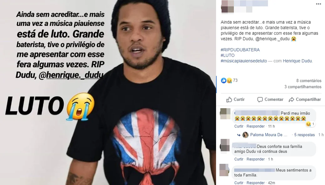 Morte de Dudu surpreendeu amigos