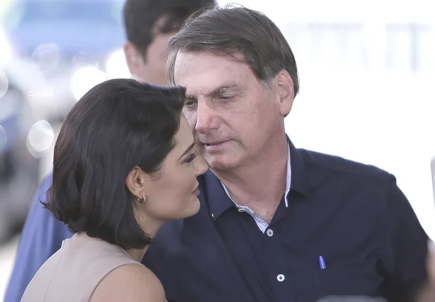 Jair Bolsonaro e Michelle Bolsonaro