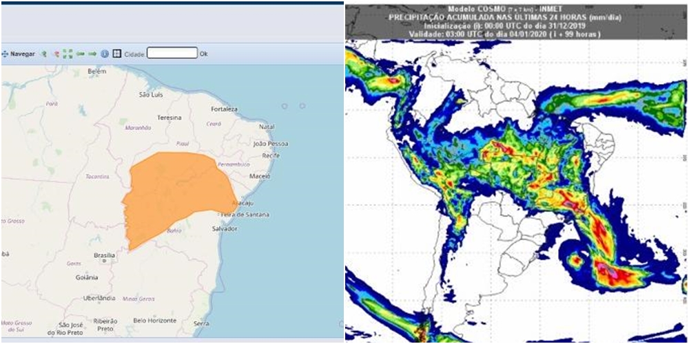 Possibilidade de fortes chuvas em 84 cidades piauienses 