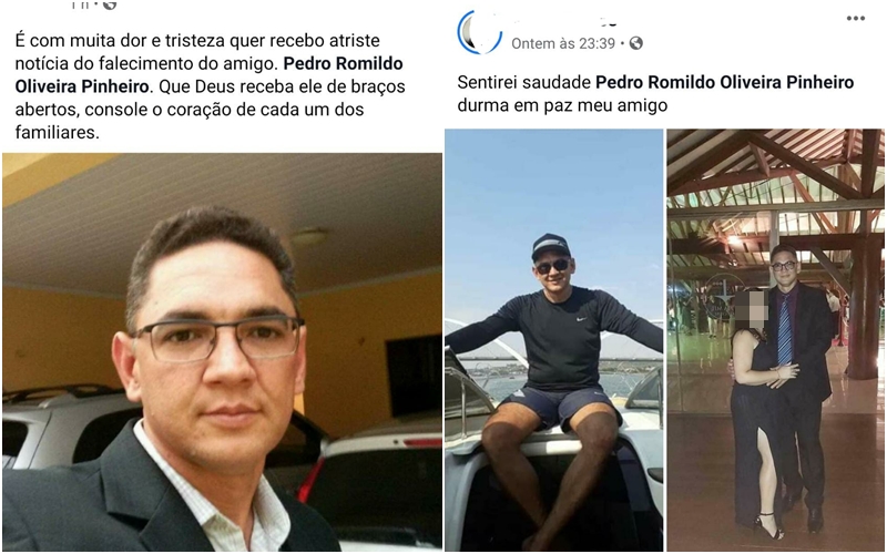 Amigos lamentam a morte de Romildo Oliveira