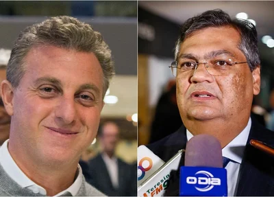 Luciano Huck e Flávio Dino