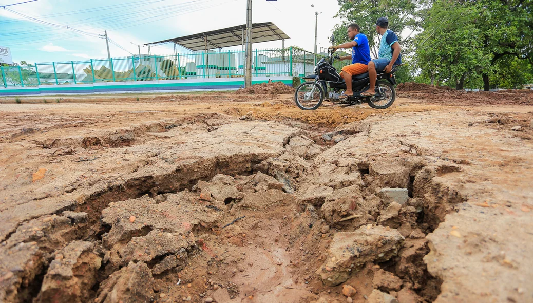 Obras no local