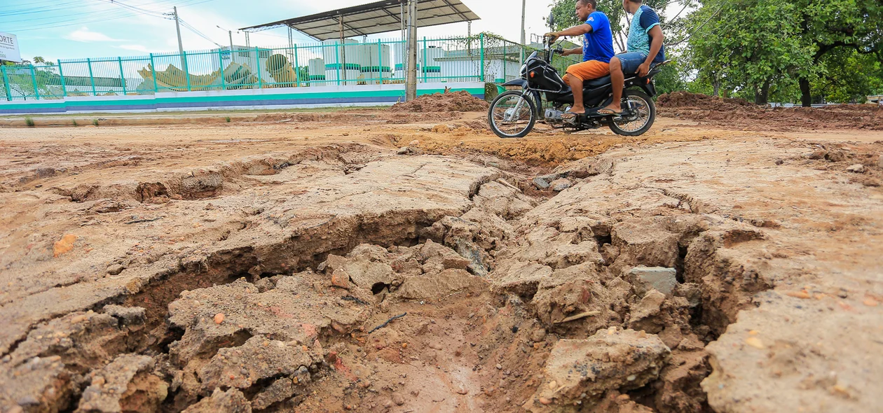 Obras no local