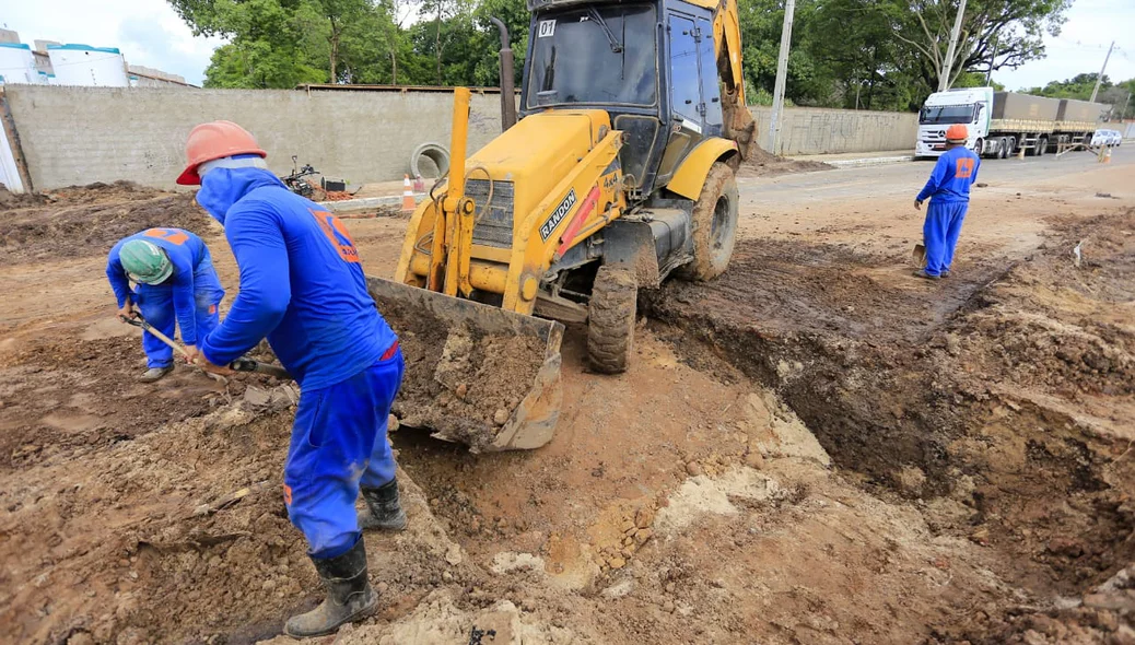 Obras tiveram início ainda hoje 