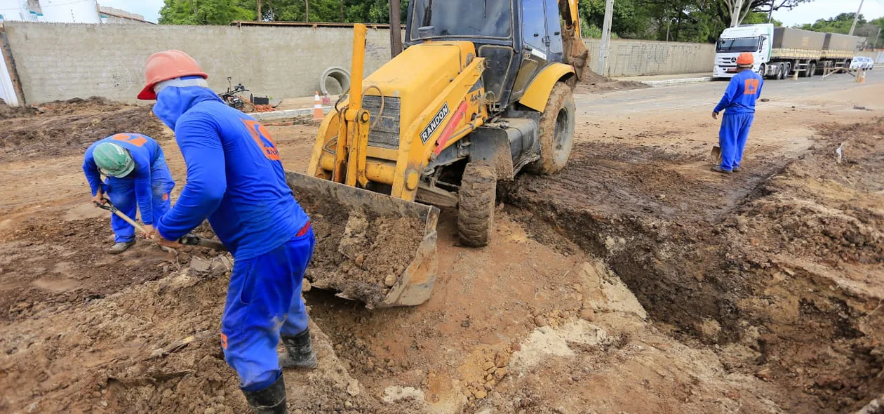 Obras tiveram início ainda hoje 