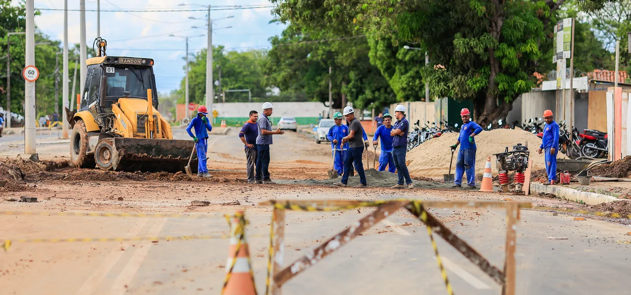 Trecho da avenida Poti Velho
