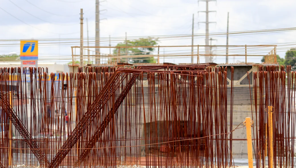 Elevado da tabuleta  em construção