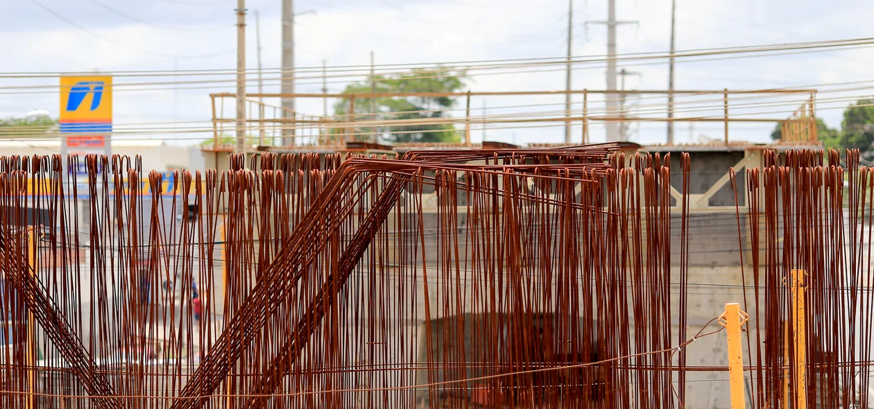 Elevado da tabuleta  em construção