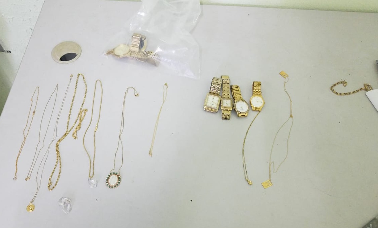 Material roubado foi recuperado pelos policiais do 4º DP
