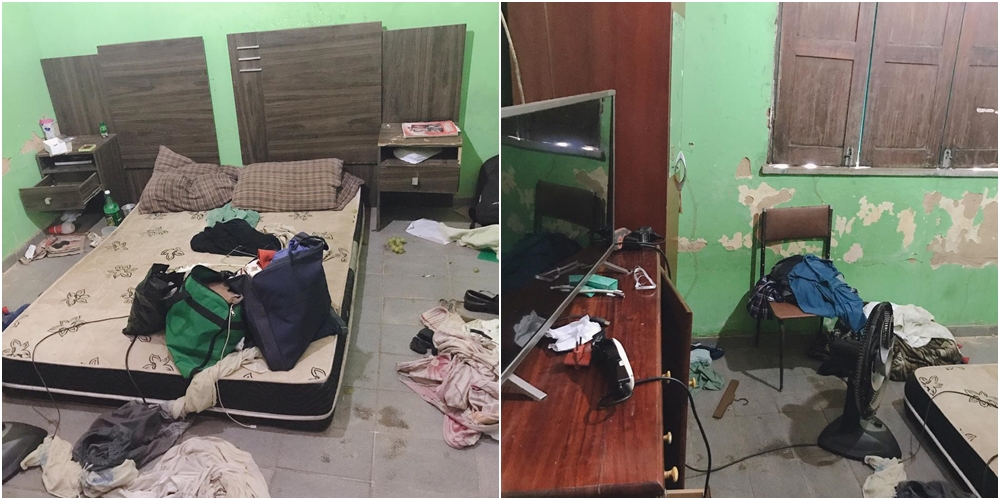Local onde a professora foi encontrada pela família
