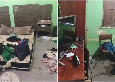 Local onde a professora foi encontrada pela família