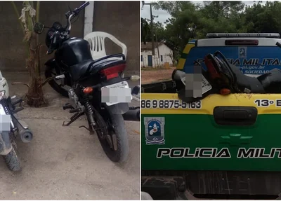 Veículos recuperados pela Polícia Militar