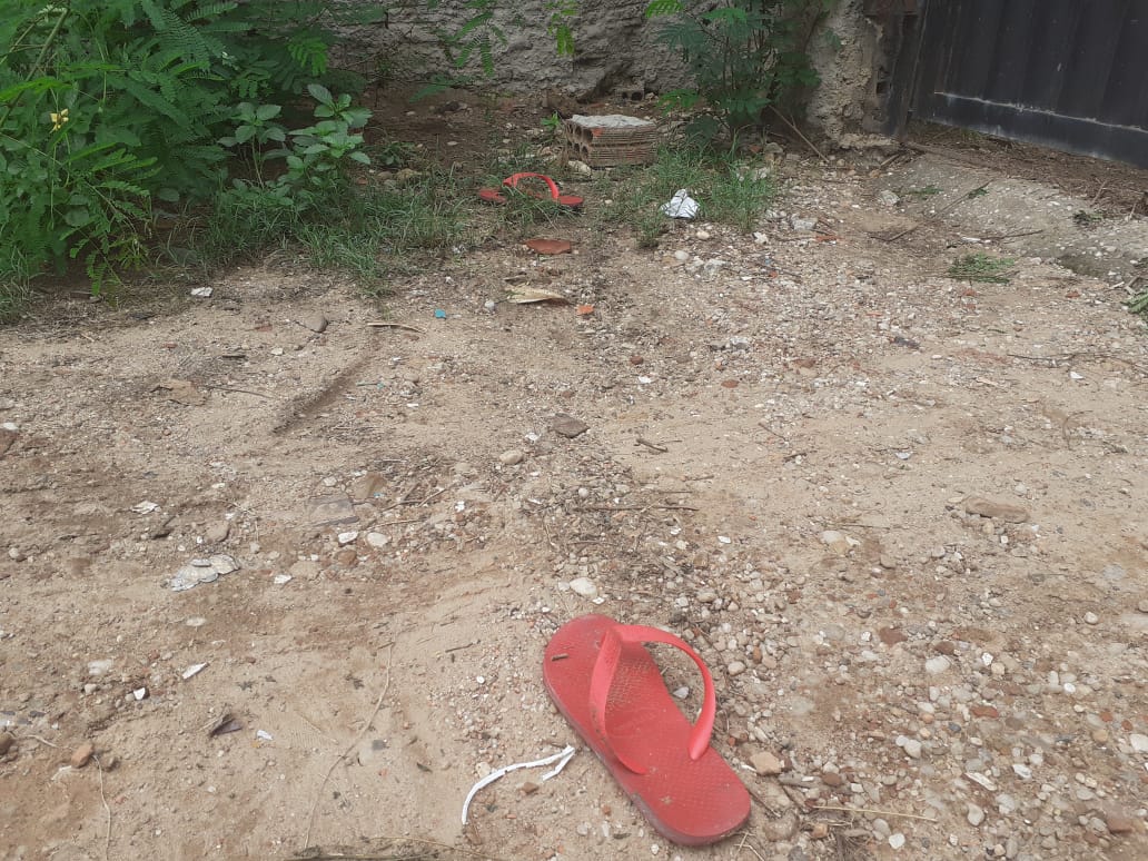 Local em que o corpo foi encontrado no bairro São João
