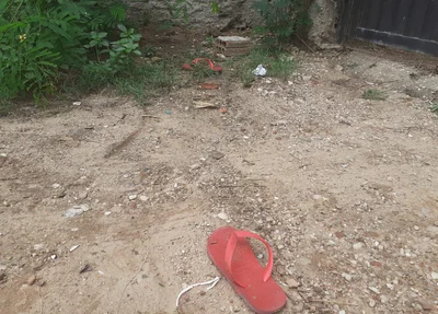 Local em que o corpo foi encontrado no bairro São João