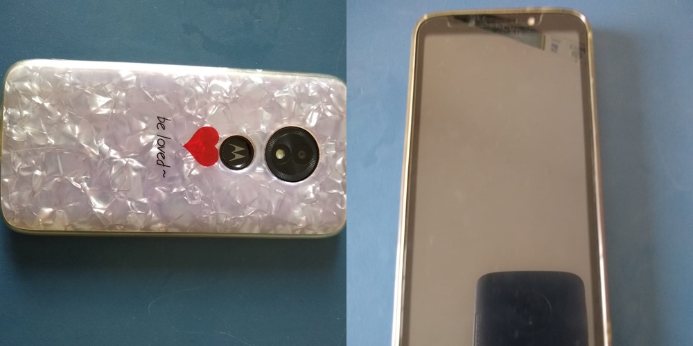 O aparelho roubado pertence ao modelo Motorola Moto G5