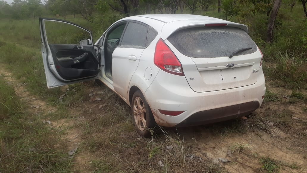 Veículo recuperado pela Polícia Militar