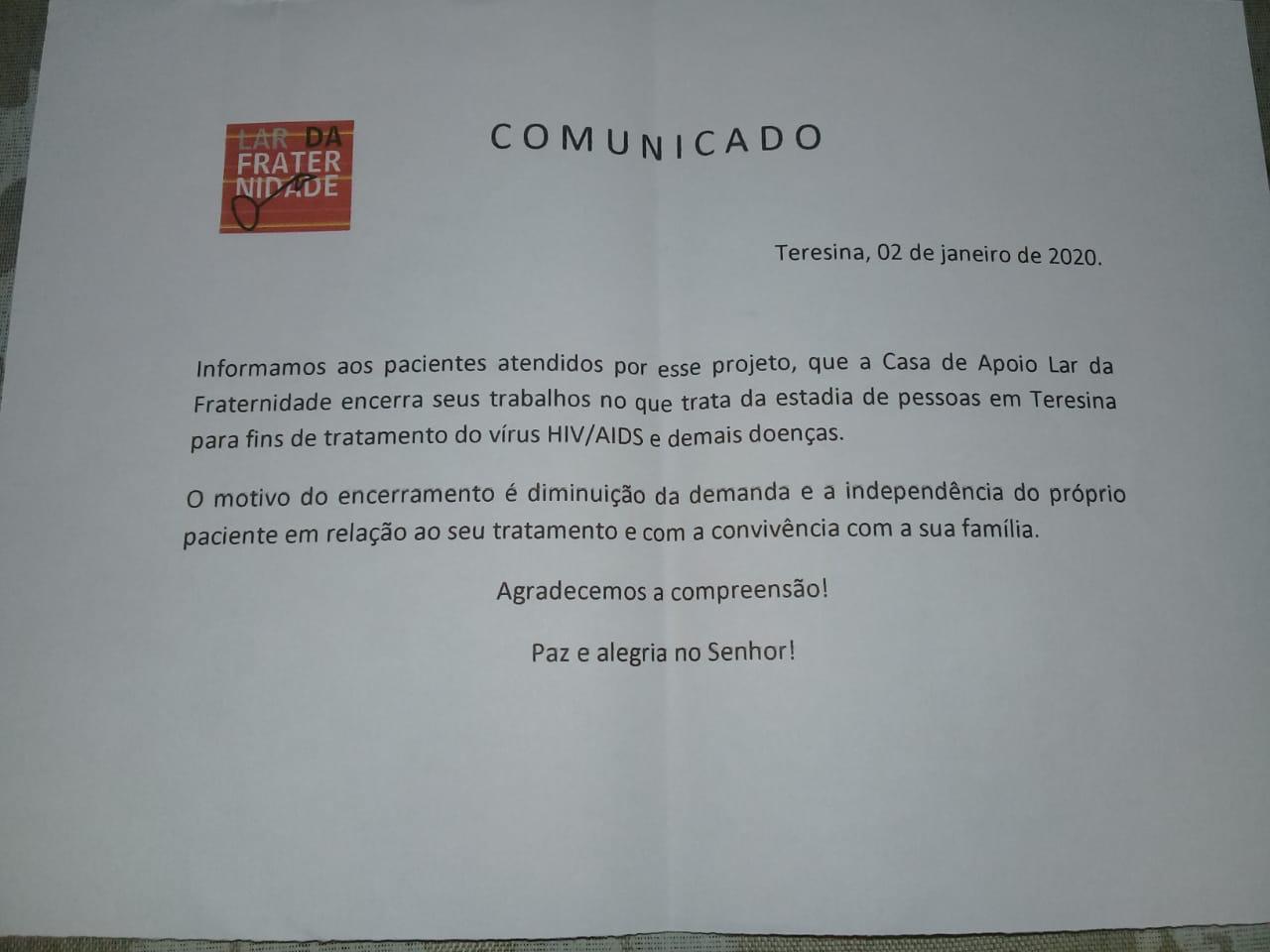 Comunicado da ASA