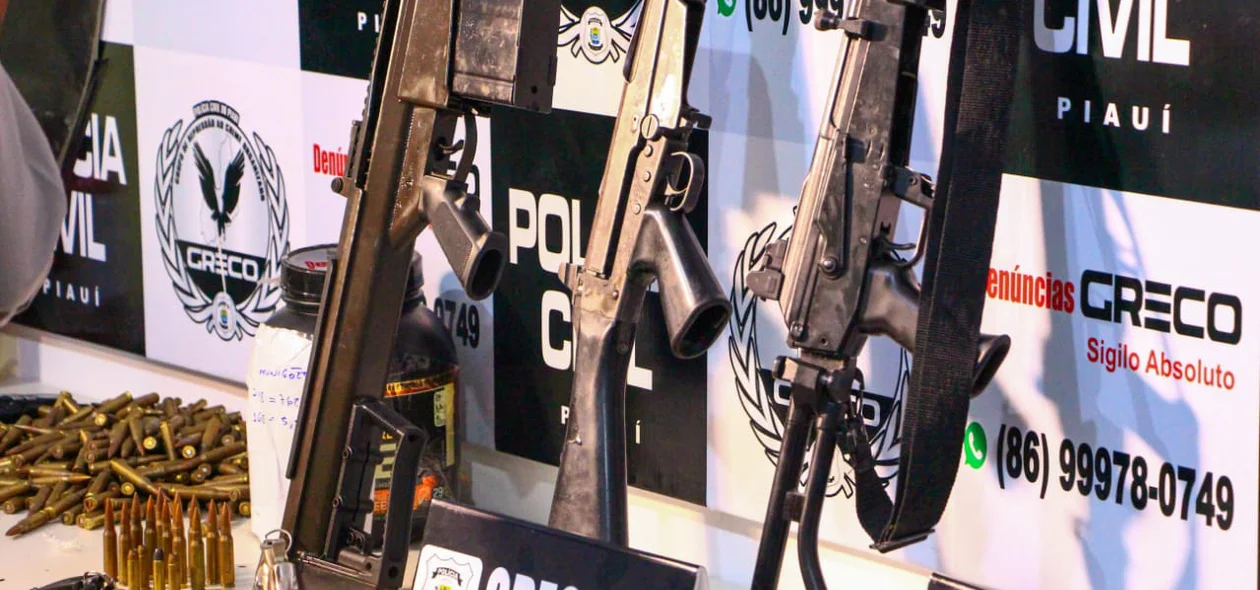 Armas apreendidas 