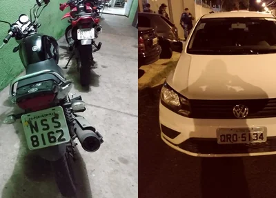 Veículos apreendidos pela Polícia Militar 