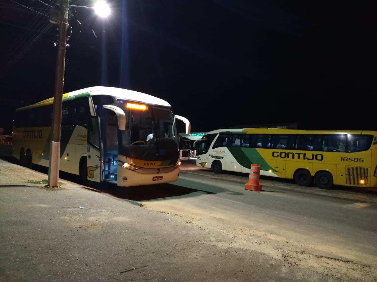Ônibus que o foragido estava