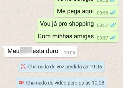 O acusado insiste nas chamadas de vídeo 