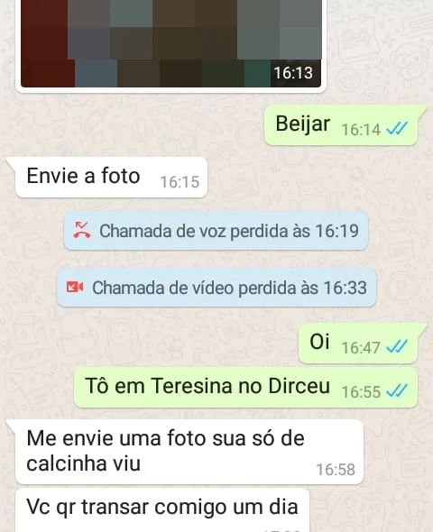 Todas as conversas foram disponibilizadas para os policiais