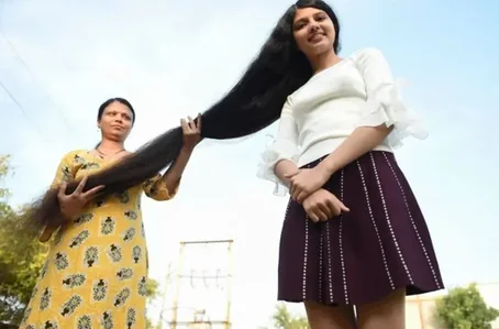 Indiana quebra próprio recorde com quase 2 metros de cabelo